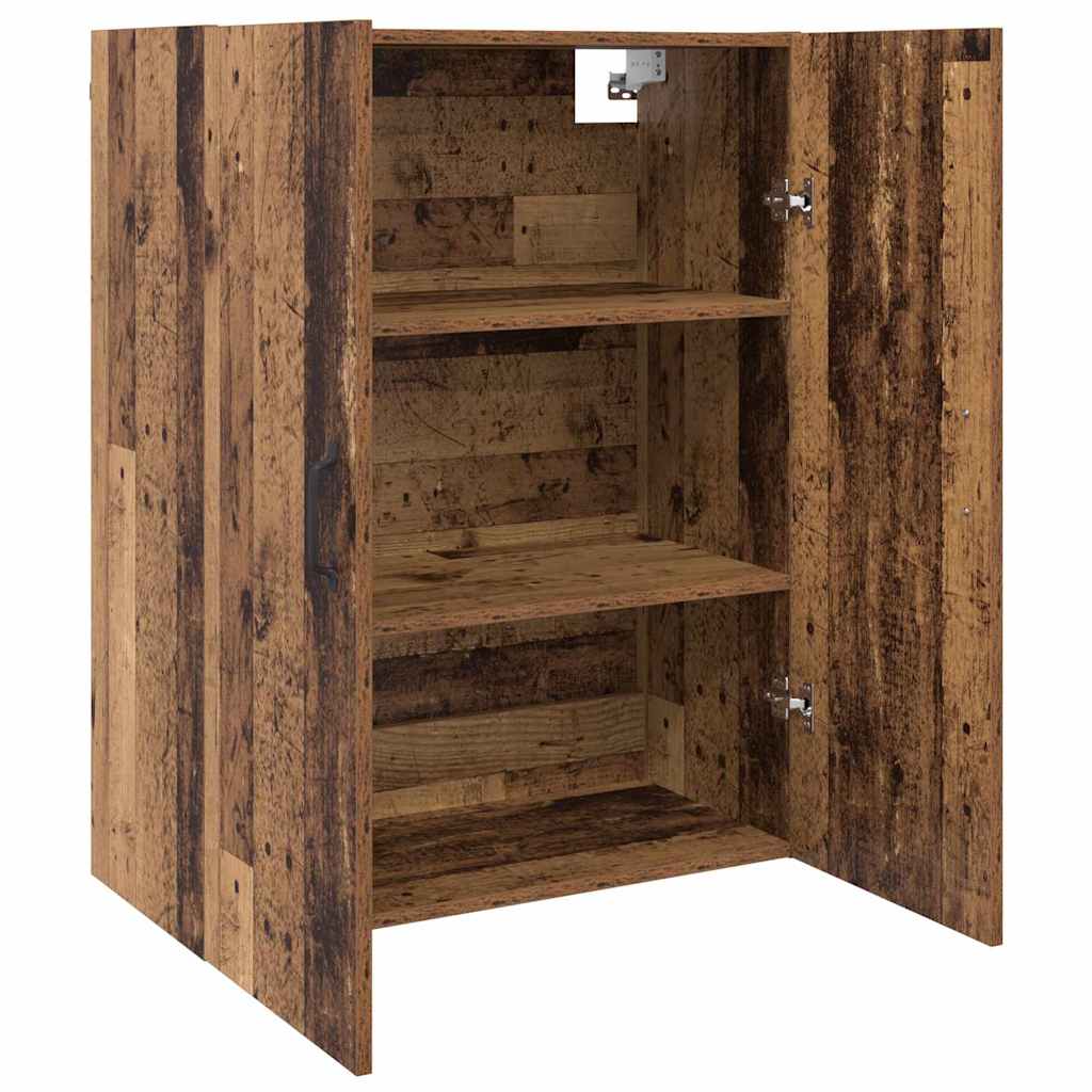 Armoire suspendue Montage mural Bois ancien 69,5 x 34 x 90 cm - XIOS