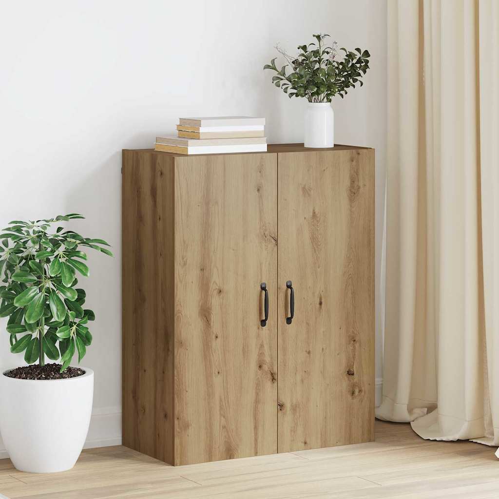 Armoire suspendue chêne artisanal 69,5 x 34 x 90 cm - XIOS