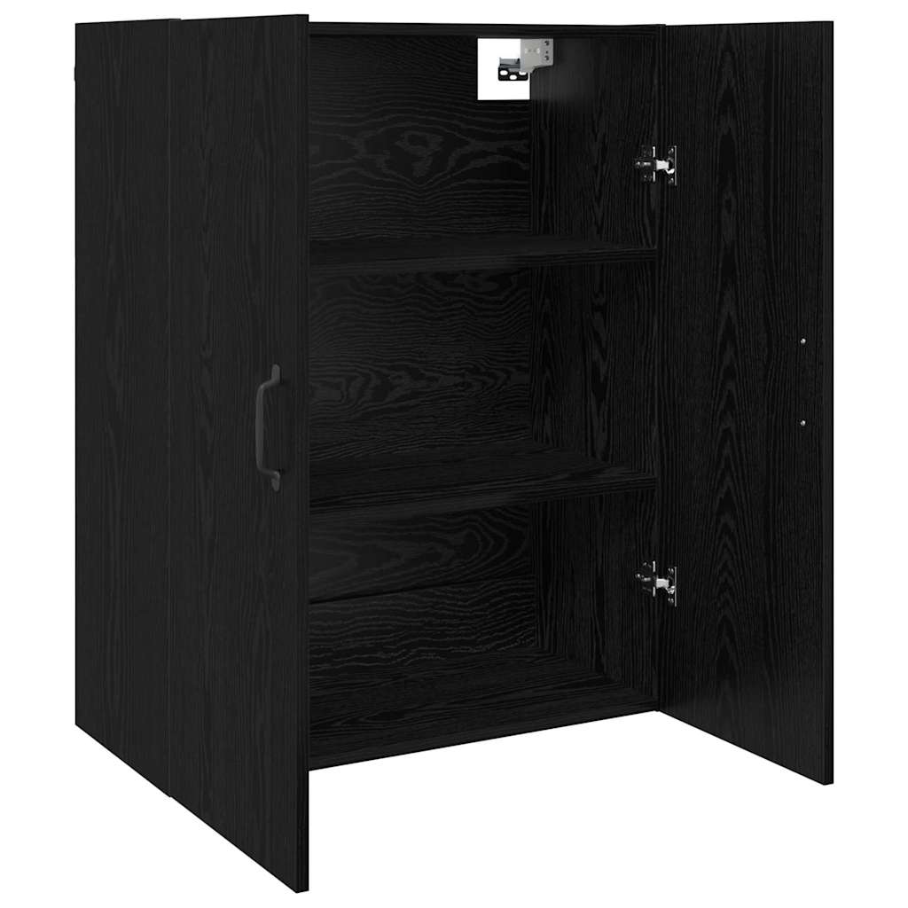 Armoire suspendue Montage mural Chêne noir 69,5 x 34 x 90 cm - XIOS