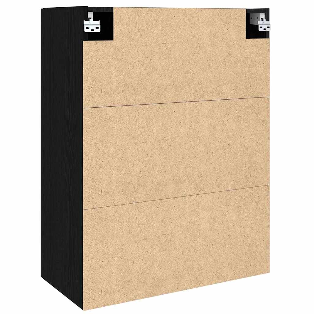 Armoire suspendue Montage mural Chêne noir 69,5 x 34 x 90 cm - XIOS