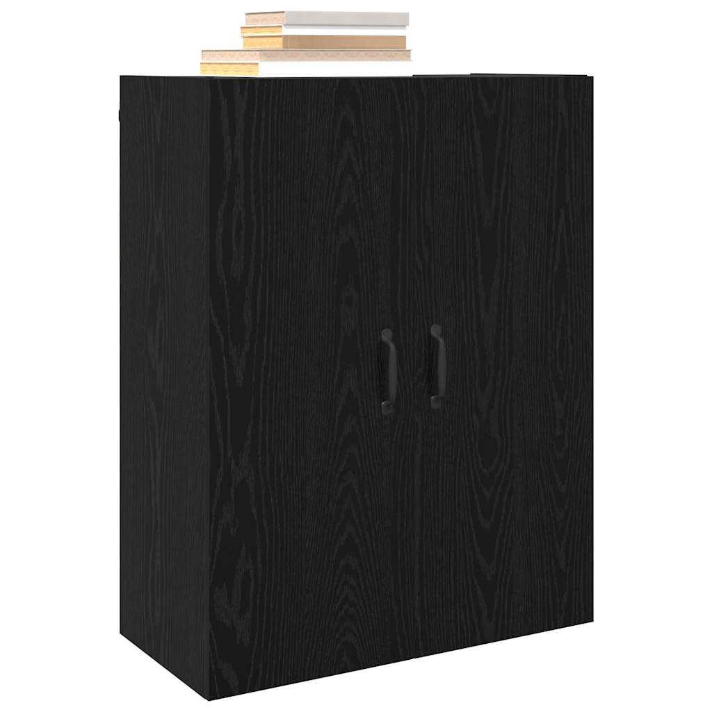 Armoire suspendue Montage mural Chêne noir 69,5 x 34 x 90 cm - XIOS