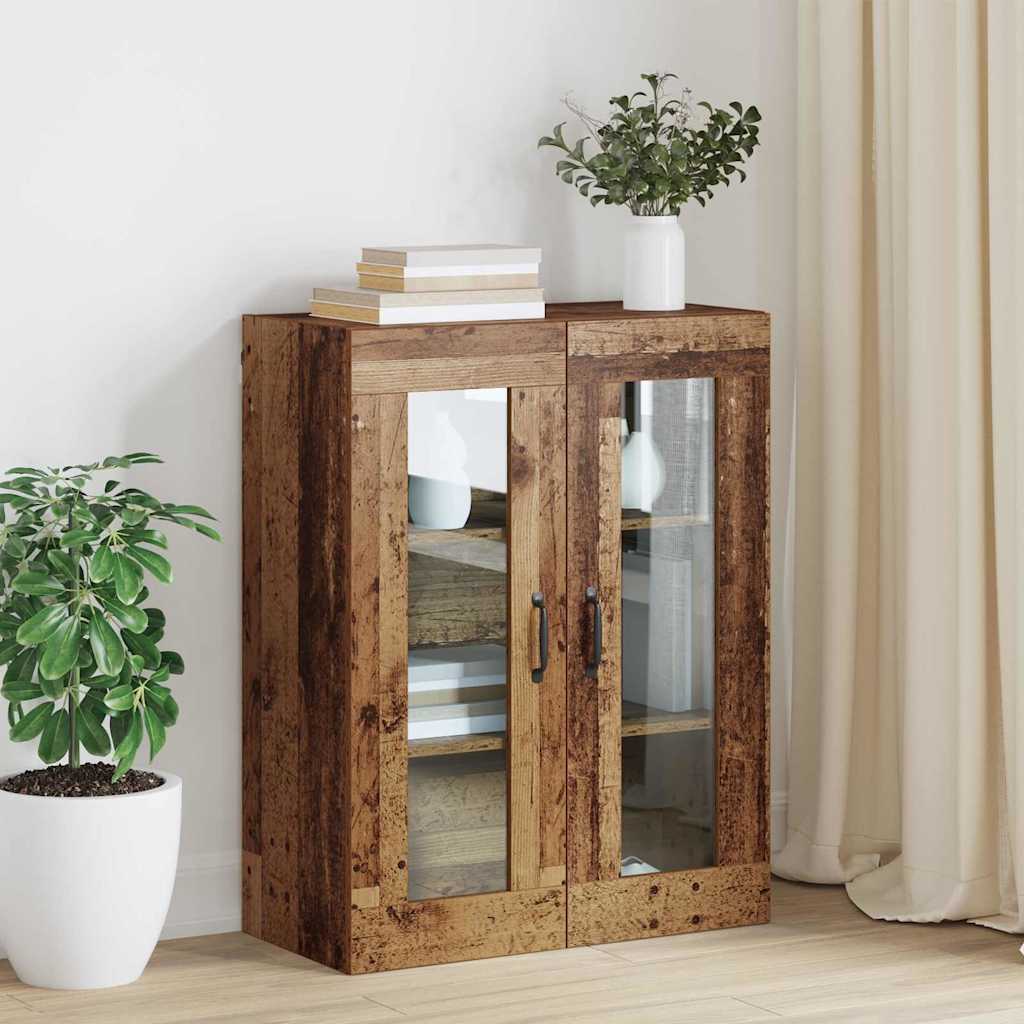 Armoire murale suspendue Montage mural Marron 69,5 x 34 x 90 cm - XIOS