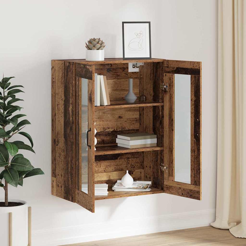 Armoire murale suspendue Montage mural Marron 69,5 x 34 x 90 cm - XIOS