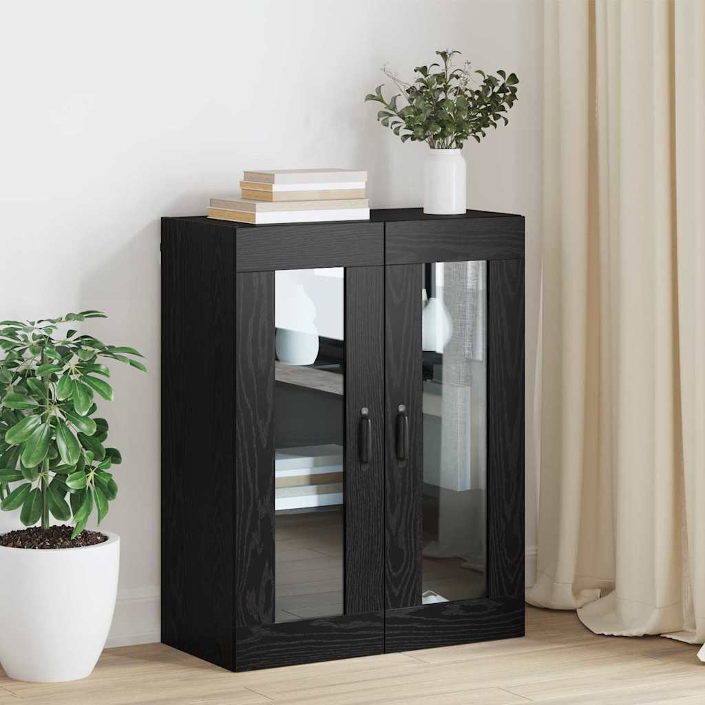 Armoire murale suspendue Montage mural Noir 69,5 x 34 x 90 cm - XIOS