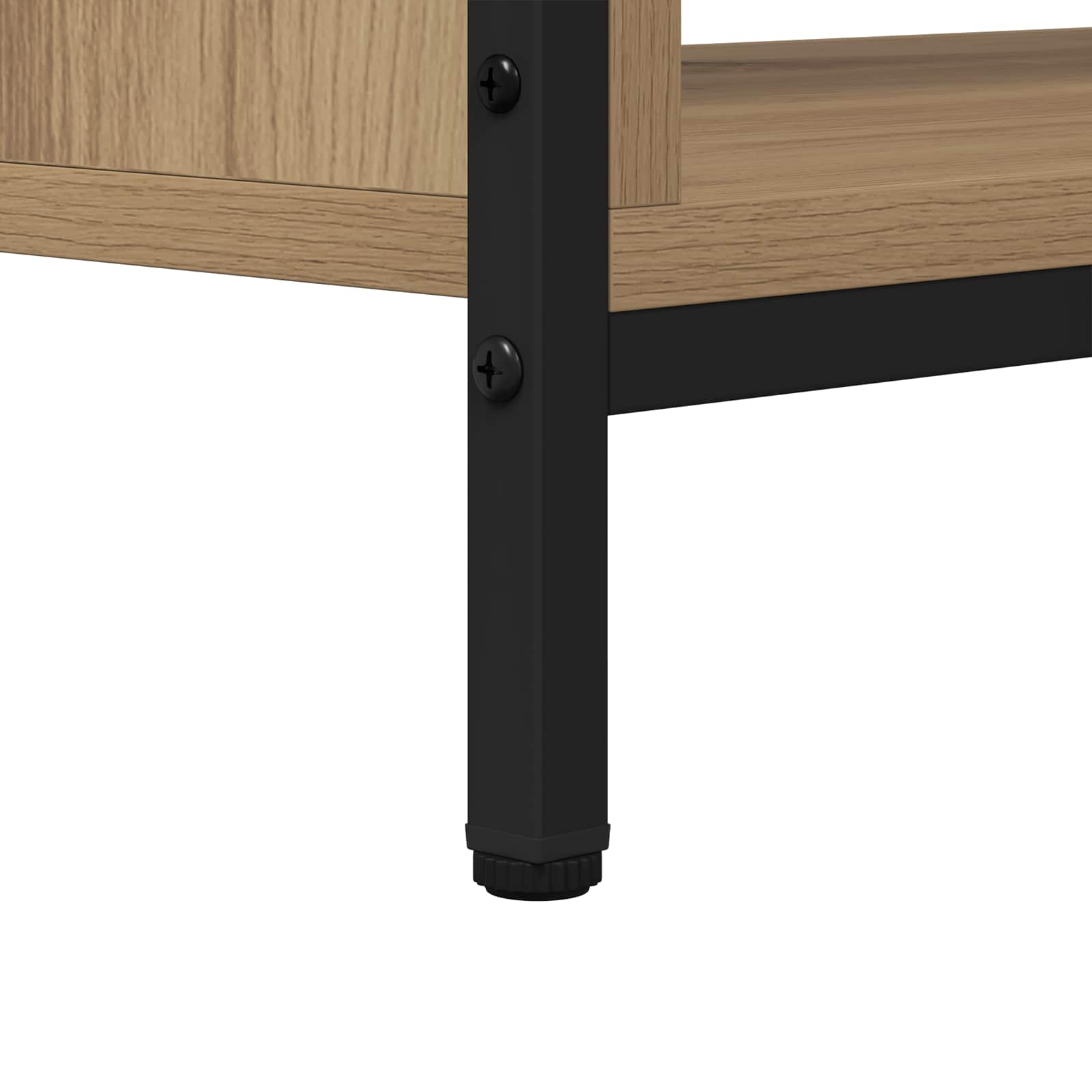 Meuble TV 100 x 40 x 45 cm Chêne artisanal Bois d'ingénierie - XIOS