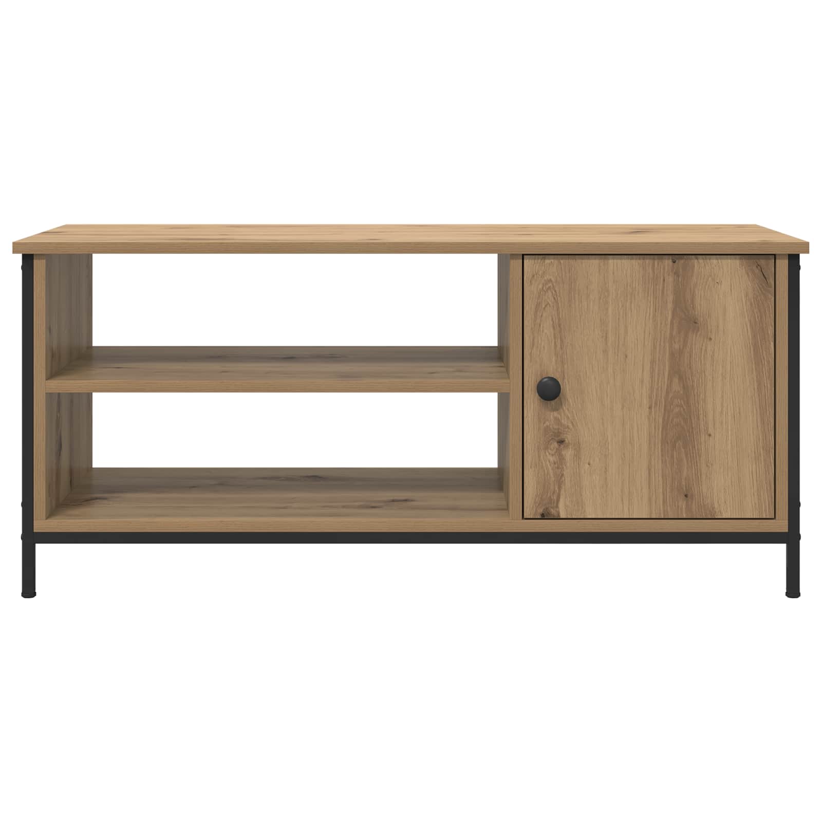 Meuble TV 100 x 40 x 45 cm Chêne artisanal Bois d'ingénierie - XIOS