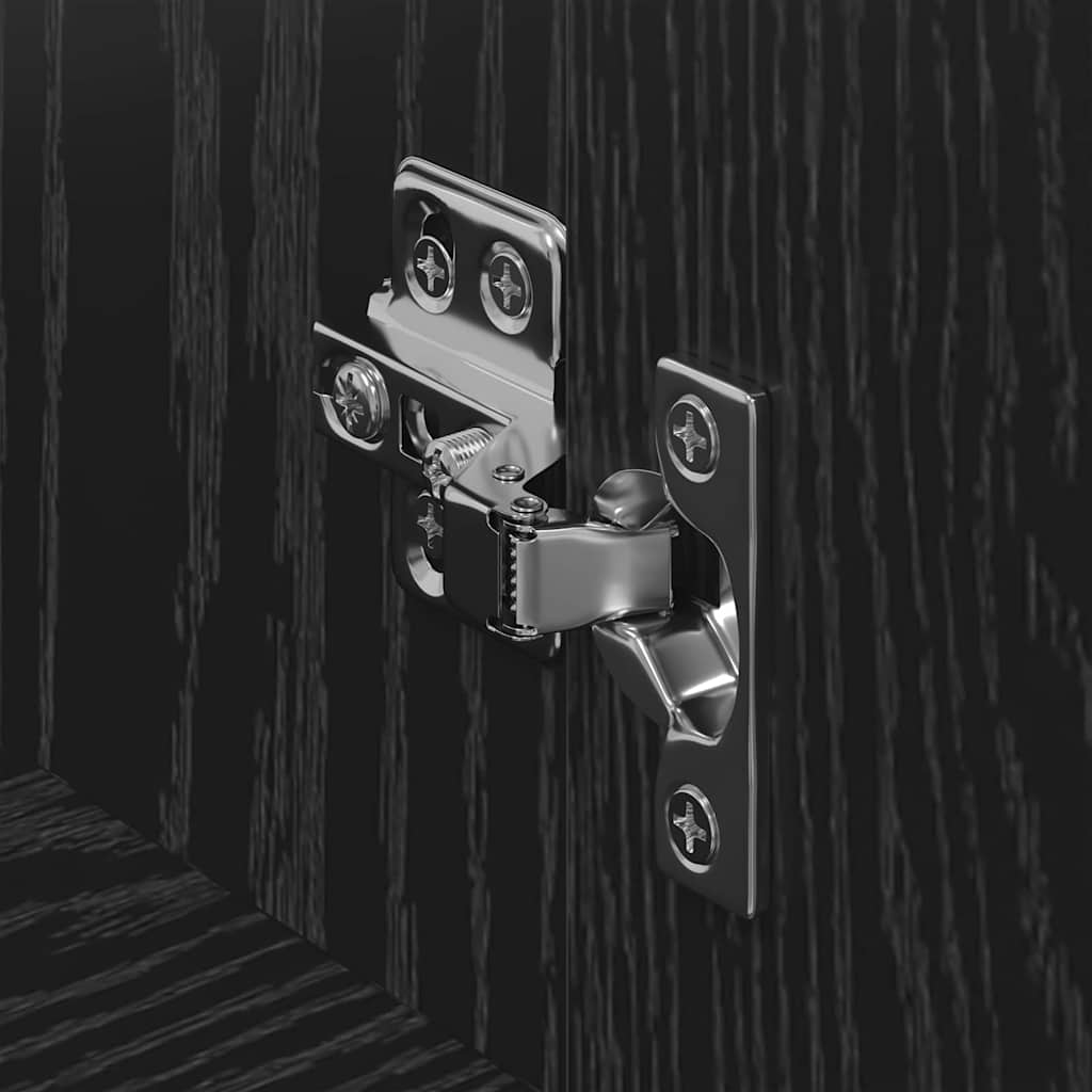 Meuble TV Chêne noir 100 x 40 x 45 cm Bois d'ingénierie - XIOS