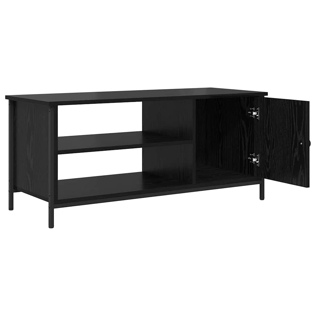 Meuble TV Chêne noir 100 x 40 x 45 cm Bois d'ingénierie - XIOS