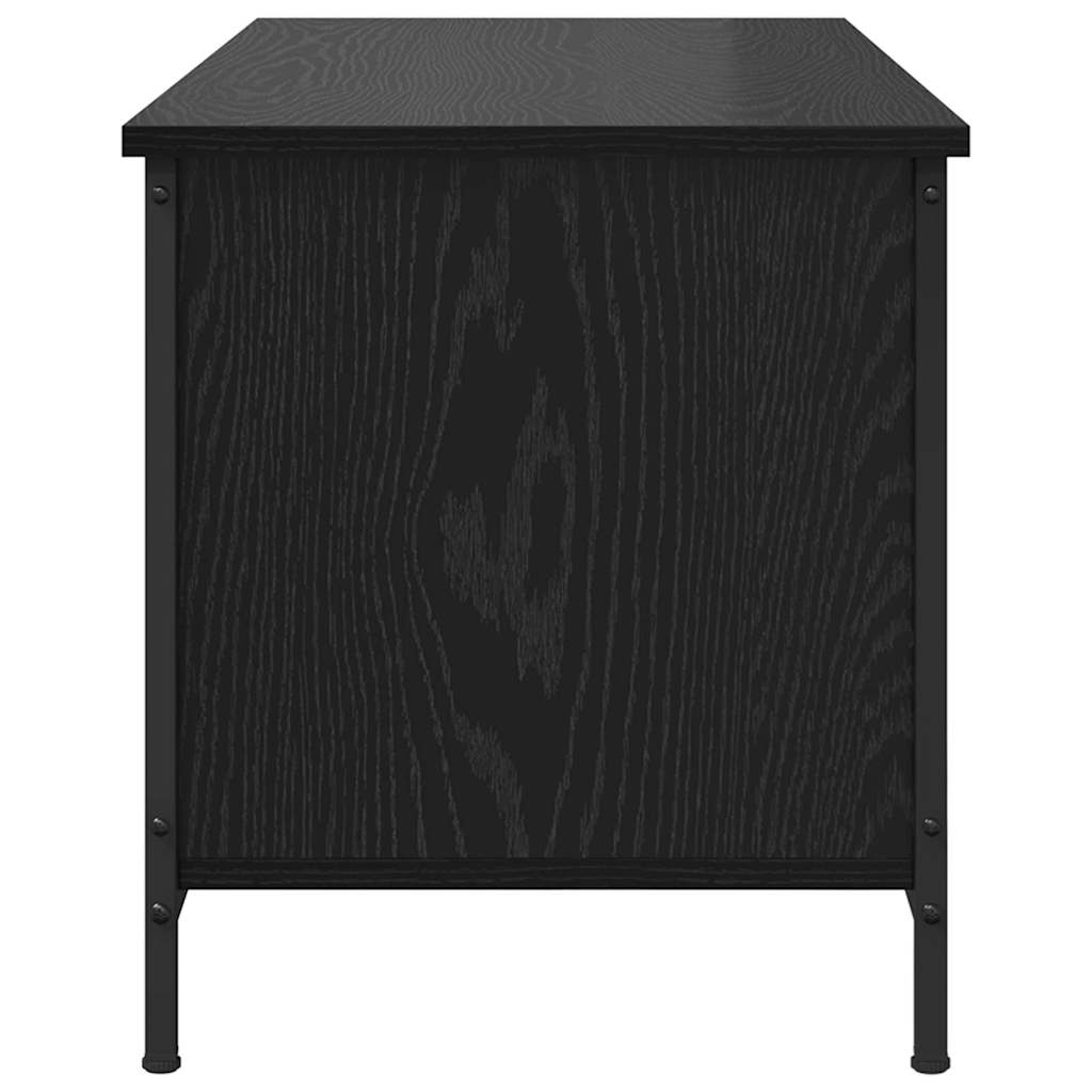 Meuble TV Chêne noir 100 x 40 x 45 cm Bois d'ingénierie - XIOS