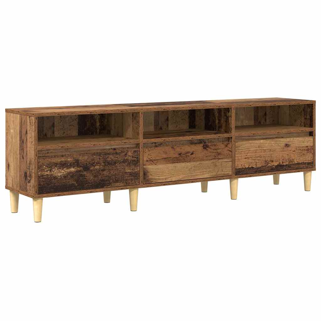 Meuble TV Bois ancien 150 x 30 x 45 cm Bois d'ingénierie - XIOS