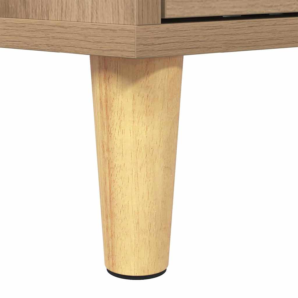 Meuble TV Chêne artisanal 150 x 30 x 45 cm Bois d'ingénierie - XIOS