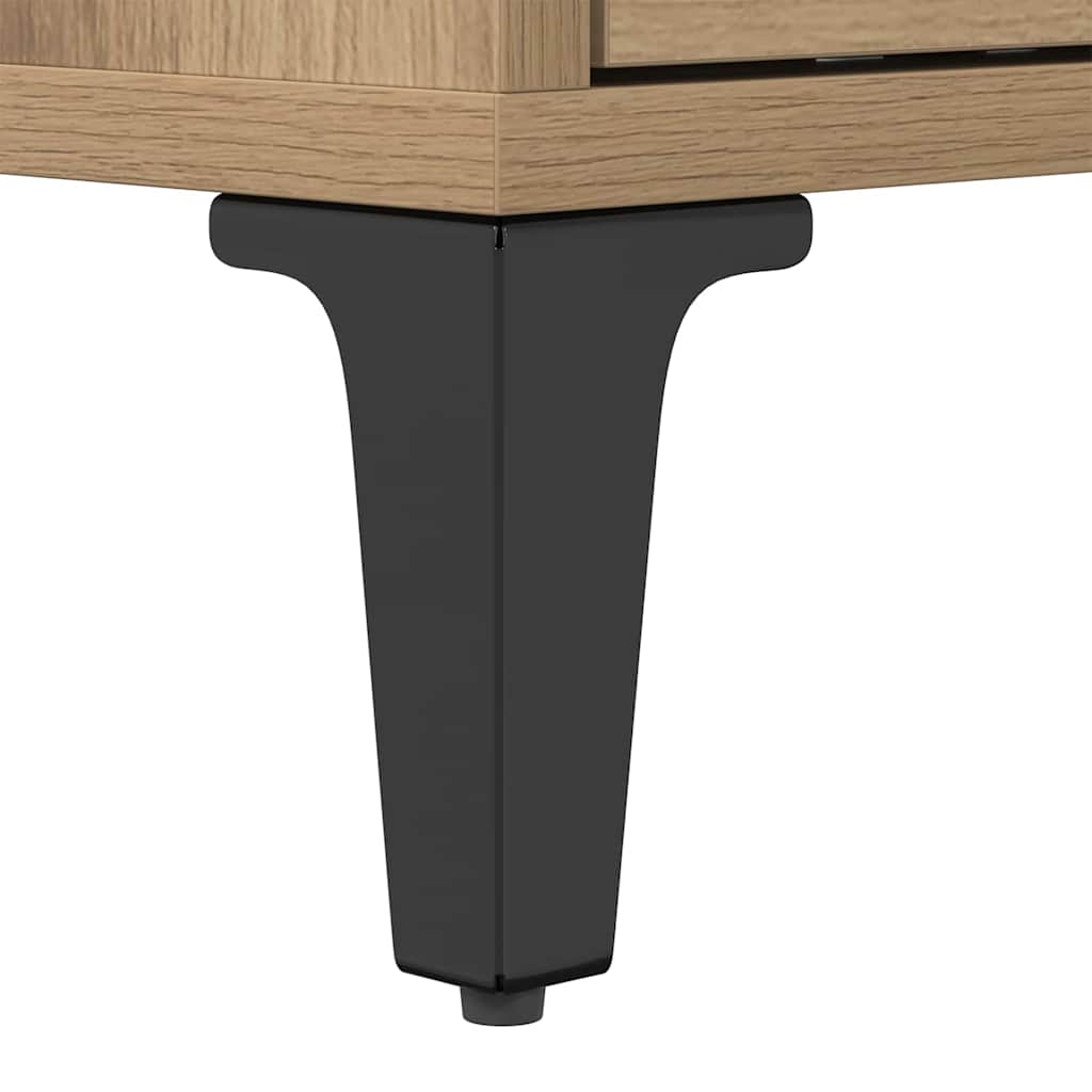 Meuble TV avec tiroir Chêne artisanal 150 x 30 x 45 cm - XIOS