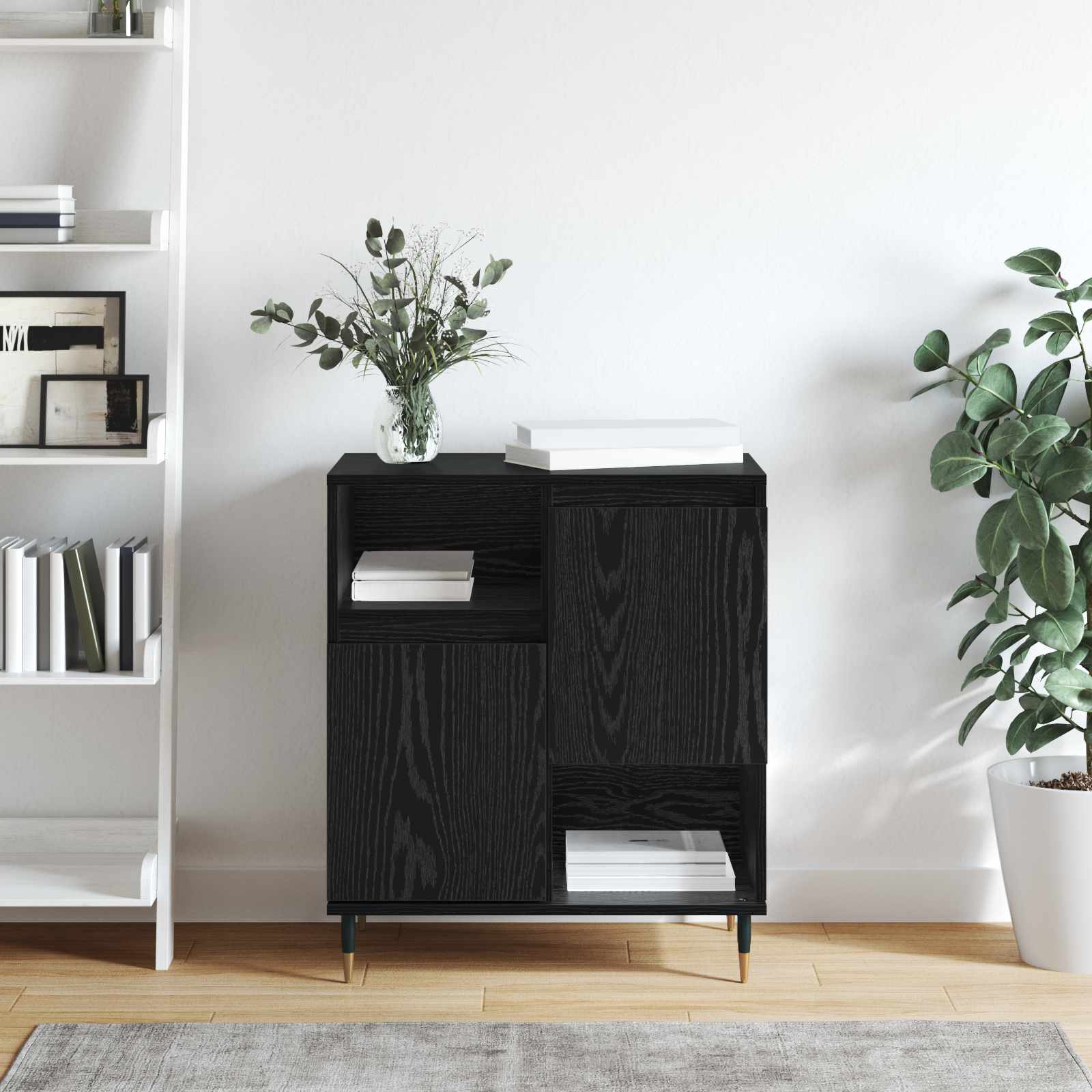 Buffet Chêne noir 60 x 35 x 70 cm - XIOS