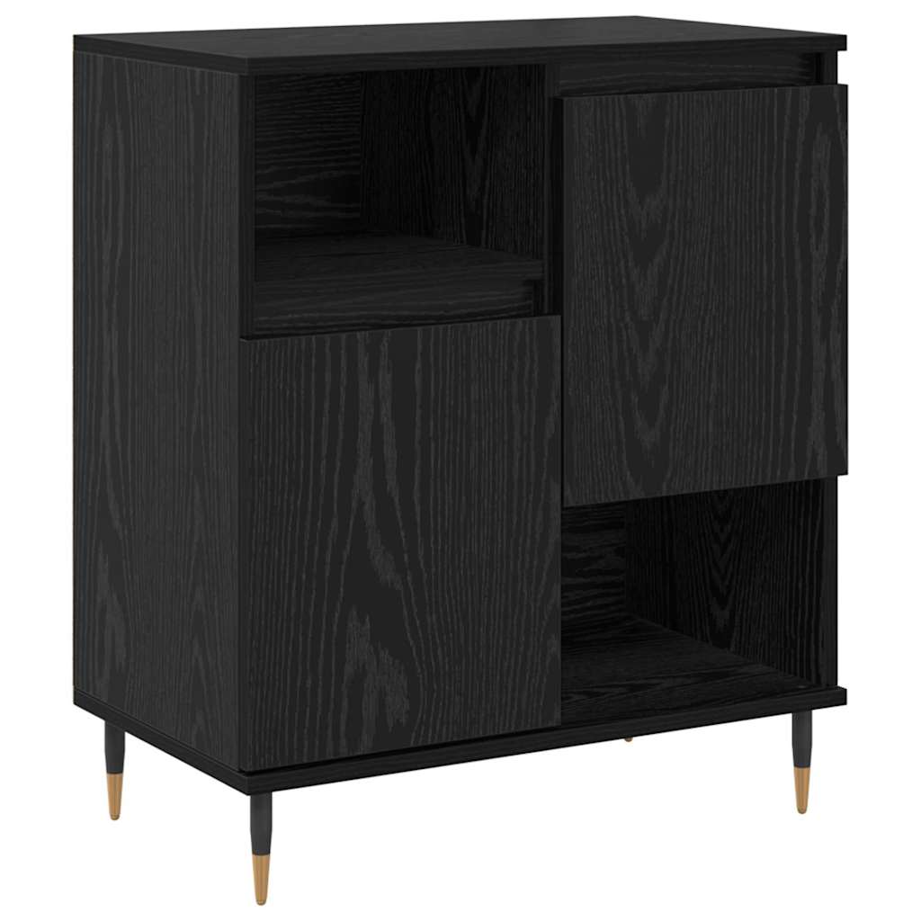 Buffet Chêne noir 60 x 35 x 70 cm Bois d'ingénierie - XIOS