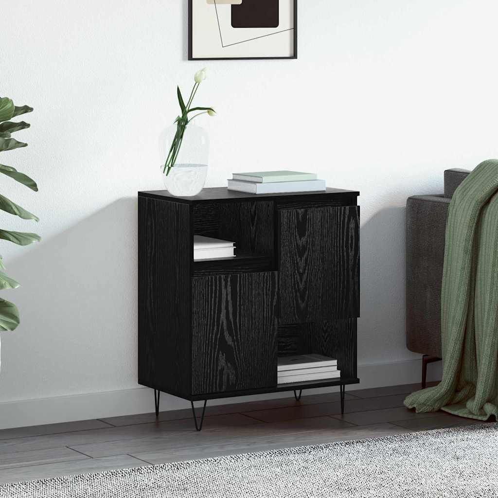 Buffet Chêne noir 60 x 35 x 70 cm Bois d'ingénierie - XIOS