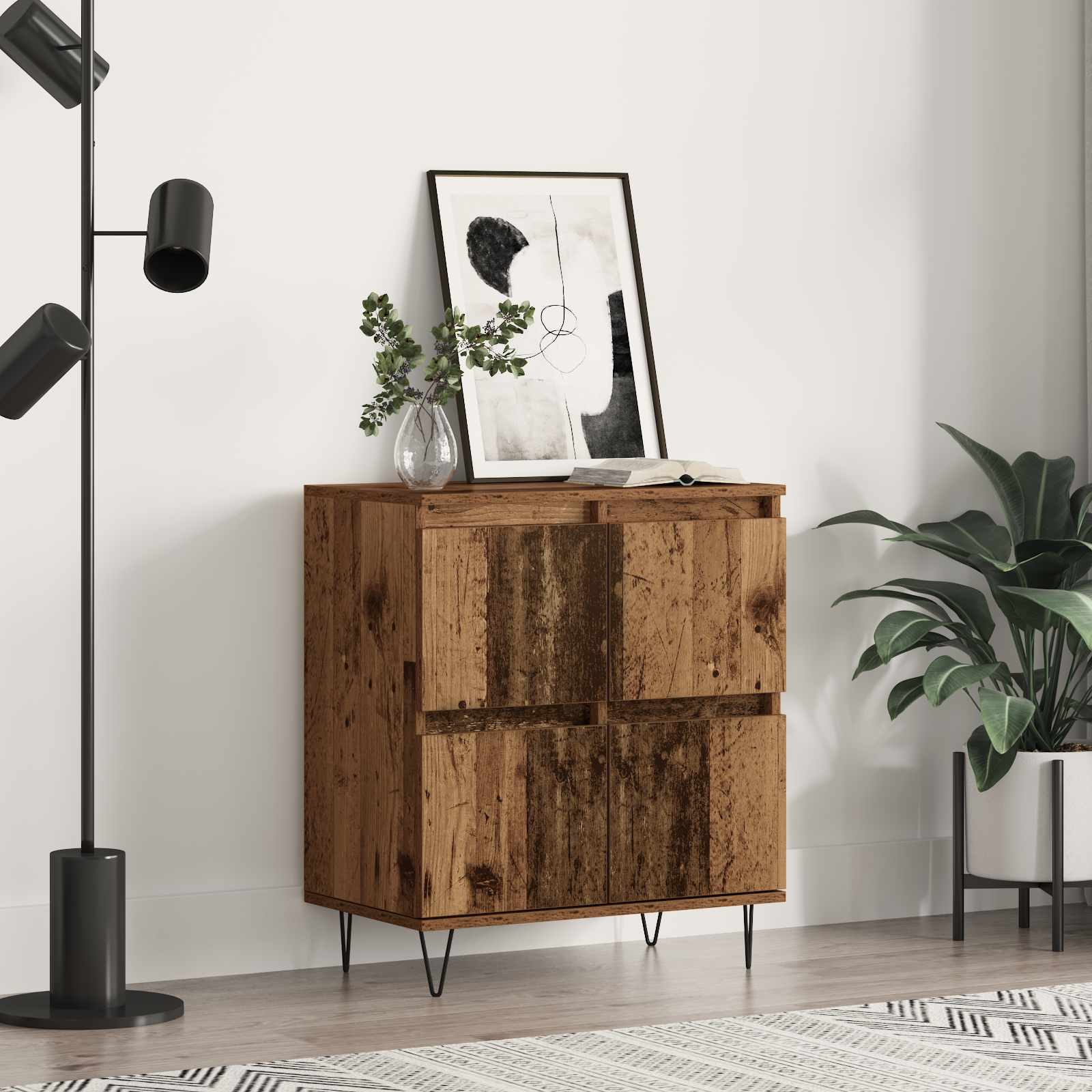 Buffet Bois ancien 60 x 35 x 70 cm - XIOS