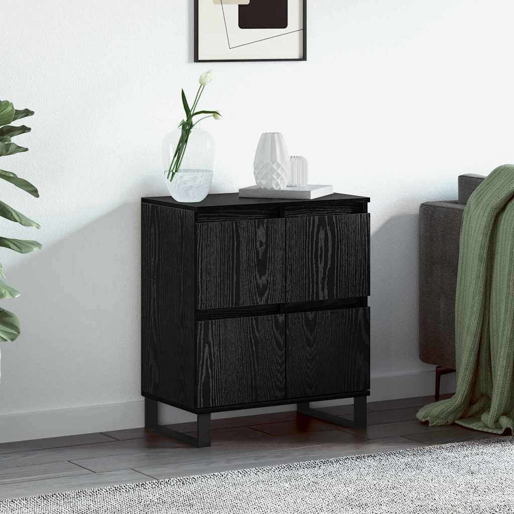 Buffet Noir 60 x 35 x 70 cm Bois d'ingénierie - XIOS