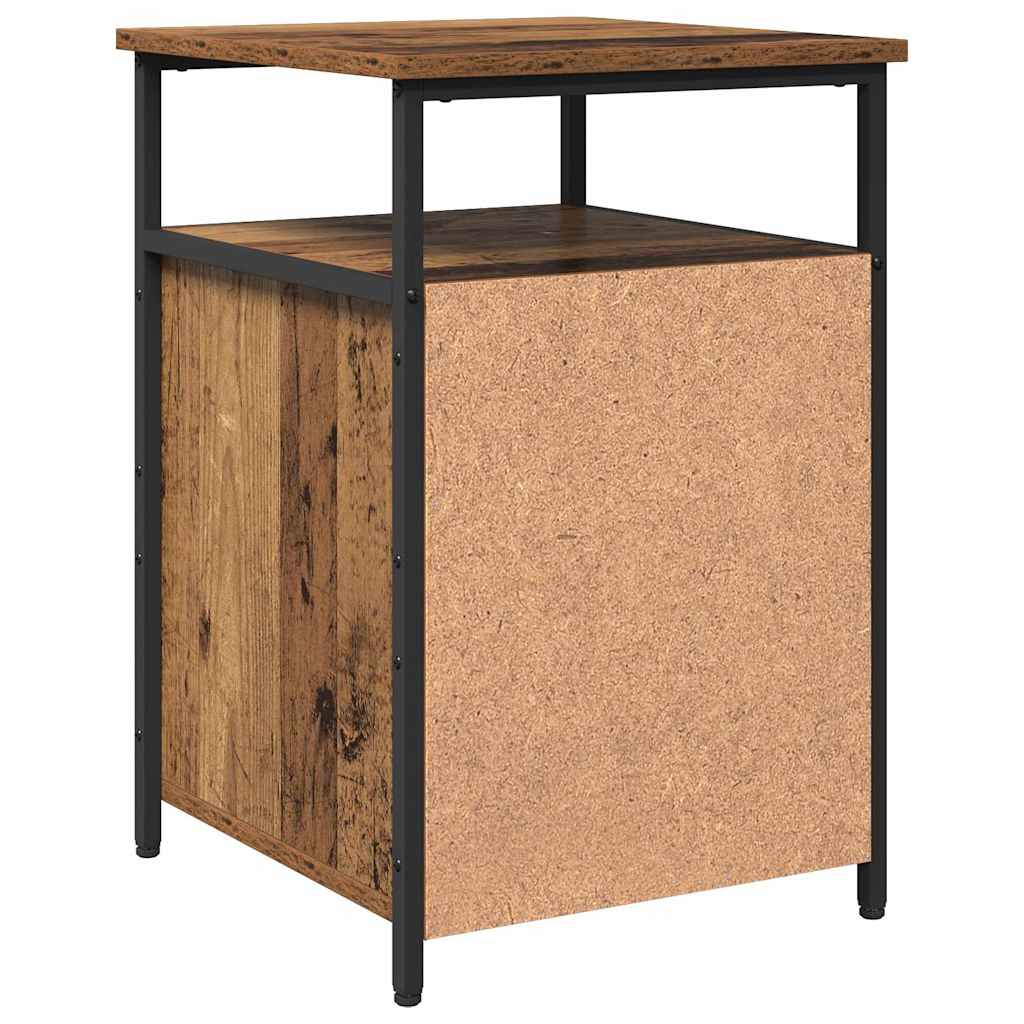 Cabinet de chevet Vieux bois Bois d'ingénierie