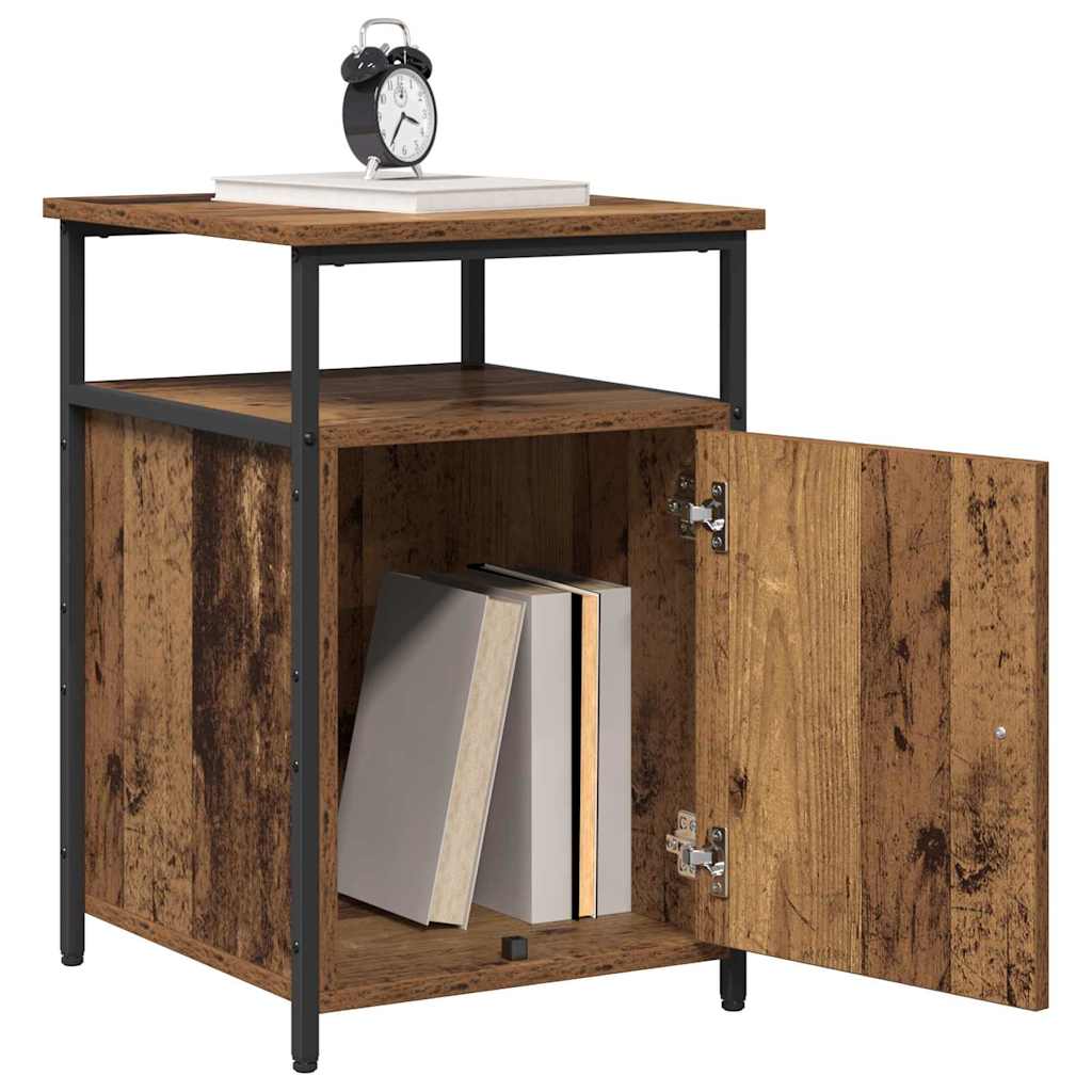 Cabinet de chevet Vieux bois Bois d'ingénierie