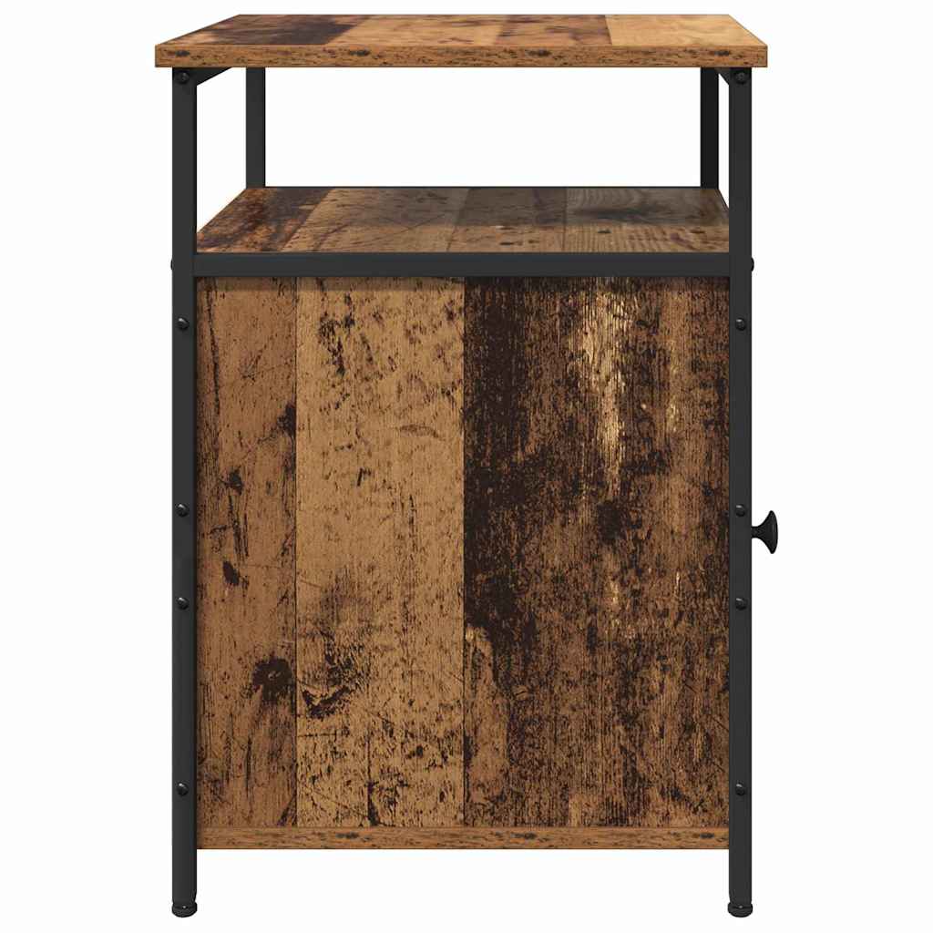 Cabinet de chevet Vieux bois Bois d'ingénierie