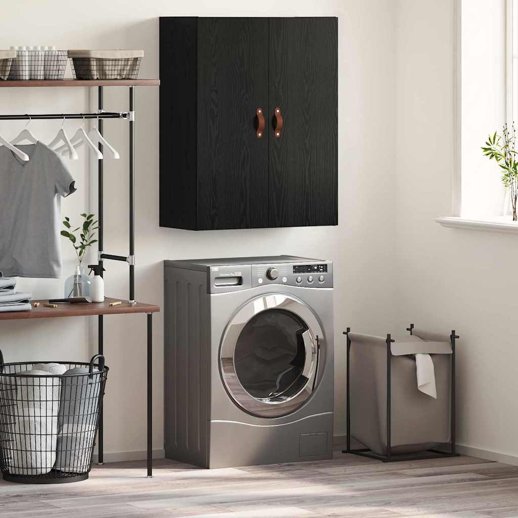 Meuble mural Noir 69,5 x 34 x 90 cm Bois d'ingénierie - XIOS