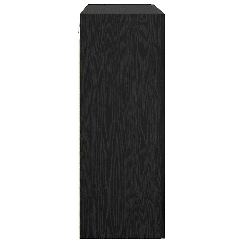 Meuble mural Chêne noir 69,5 x 34 x 90 cm Bois d'ingénierie - XIOS