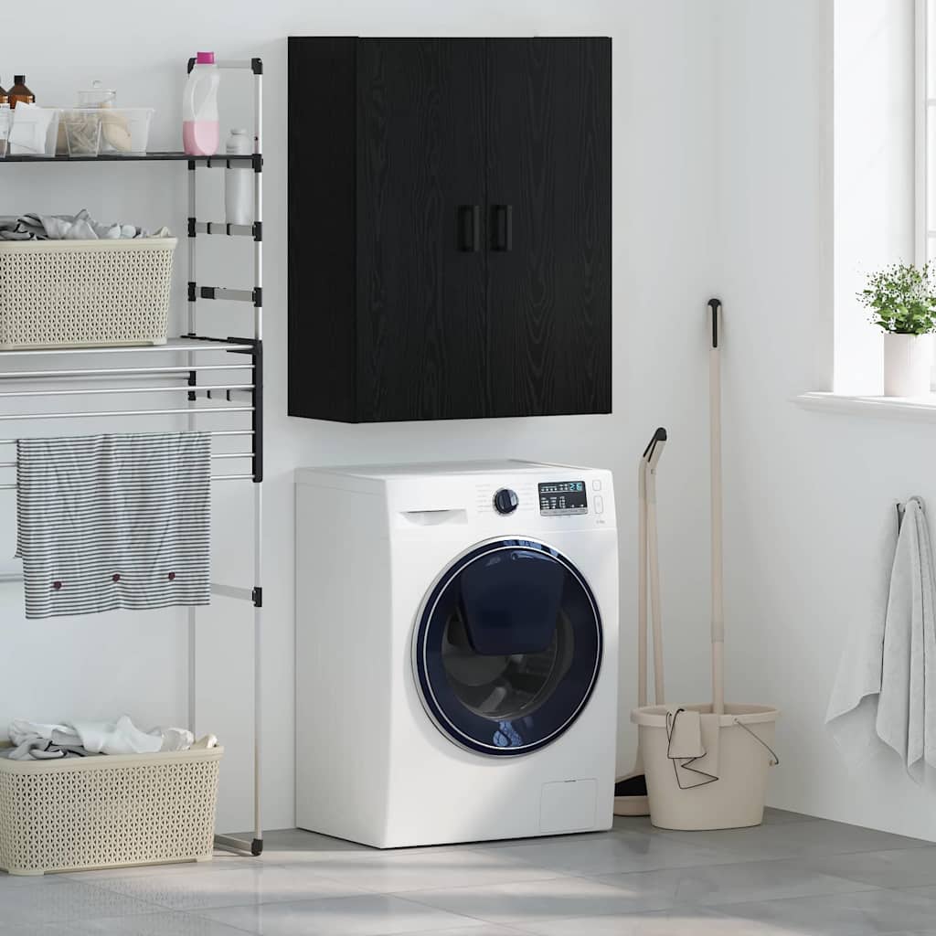 Meuble mural Noir 69,5 x 34 x 90 cm Bois d'ingénierie - XIOS