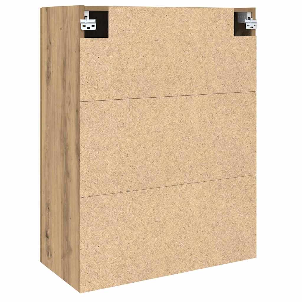 Meuble mural chêne artisanal 69,5 x 34 x 90 cm - XIOS