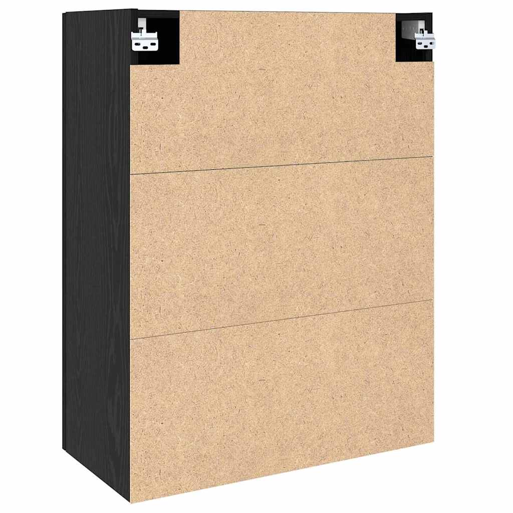 Meuble mural Chêne noir 69,5 x 34 x 90 cm Bois d'ingénierie - XIOS