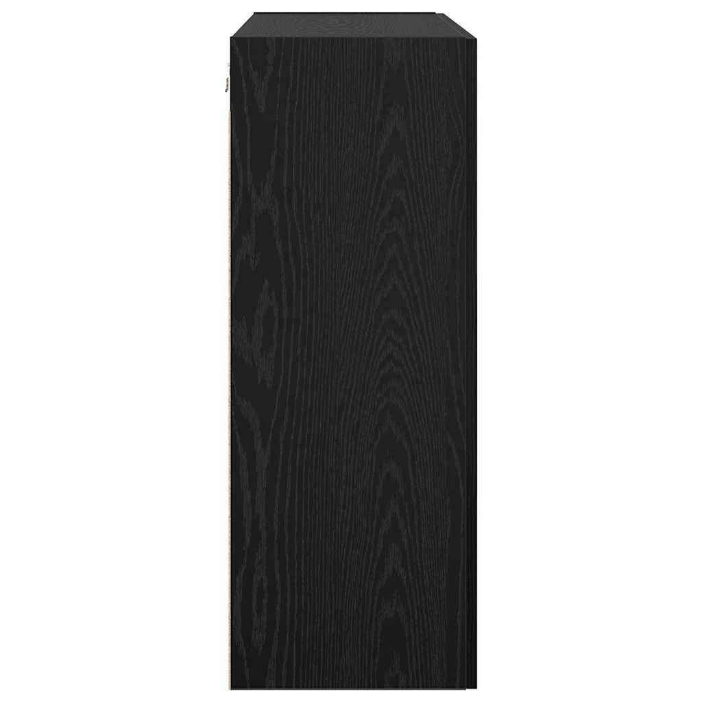 Meuble mural Chêne noir 69,5 x 34 x 90 cm Bois d'ingénierie - XIOS