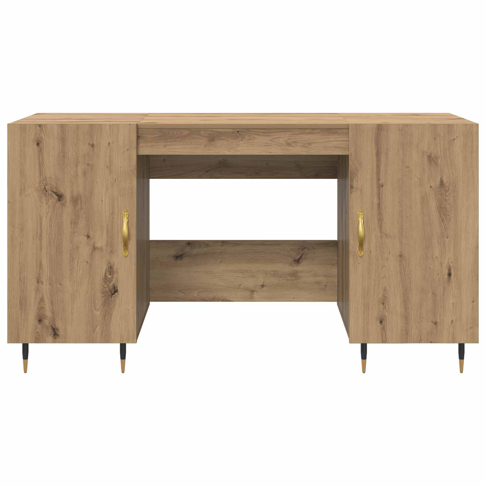 Bureau chêne artisanal 140 x 50 x 75 cm Bois d'ingénierie - XIOS