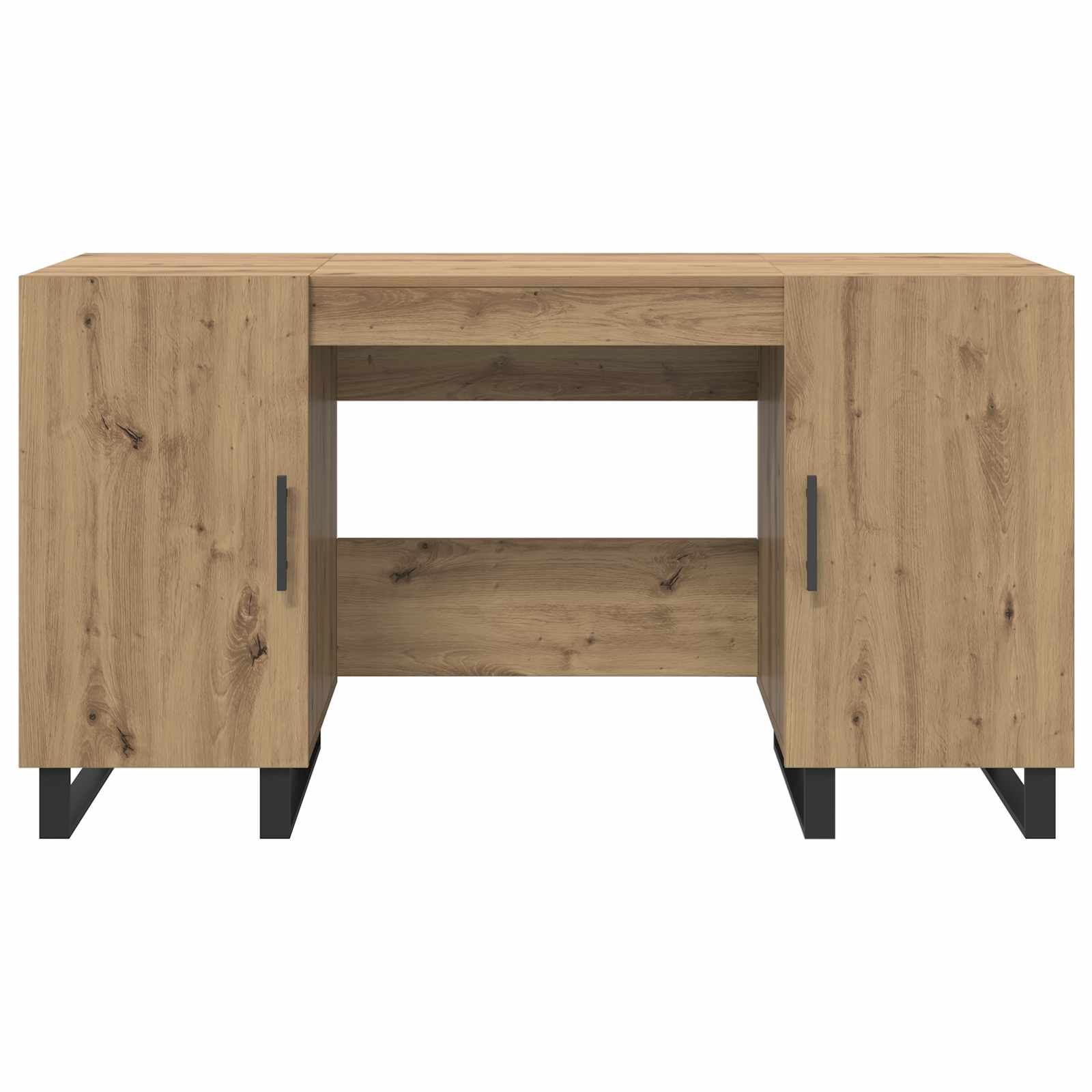Bureau chêne artisanal 140 x 50 x 75 cm Bois d'ingénierie - XIOS