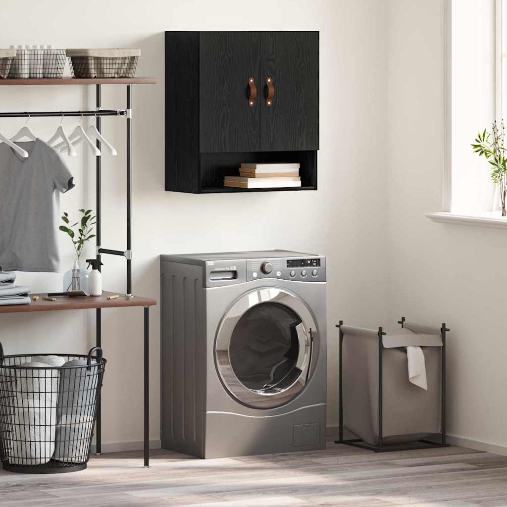 Meuble mural Chêne noir 60 x 31 x 70 cm Bois d'ingénierie - XIOS