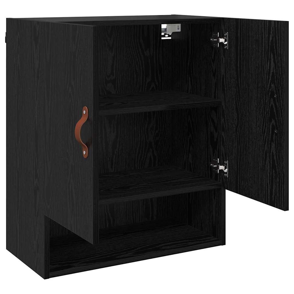 Meuble mural 60 x 31 x 70 cm Bois d'ingénierie Chêne noir - XIOS