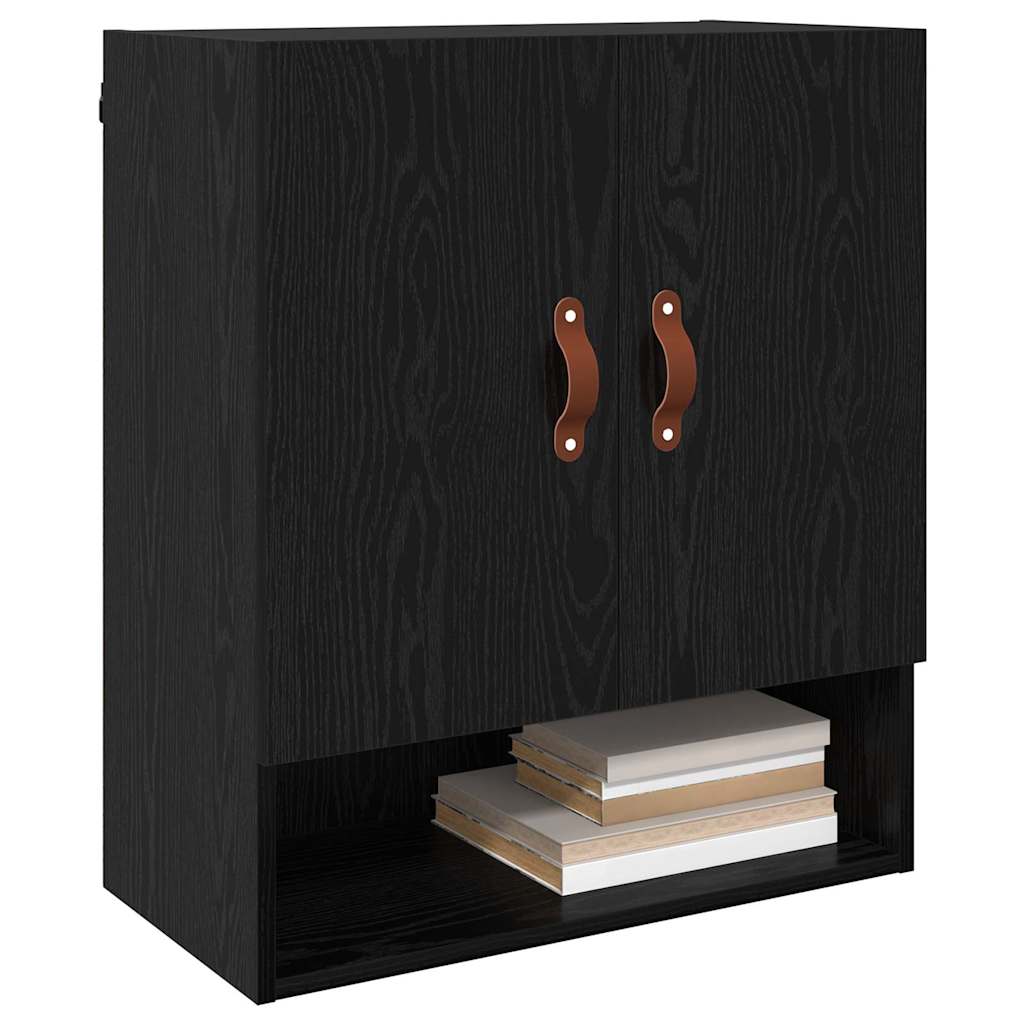 Meuble mural 60 x 31 x 70 cm Bois d'ingénierie Chêne noir - XIOS