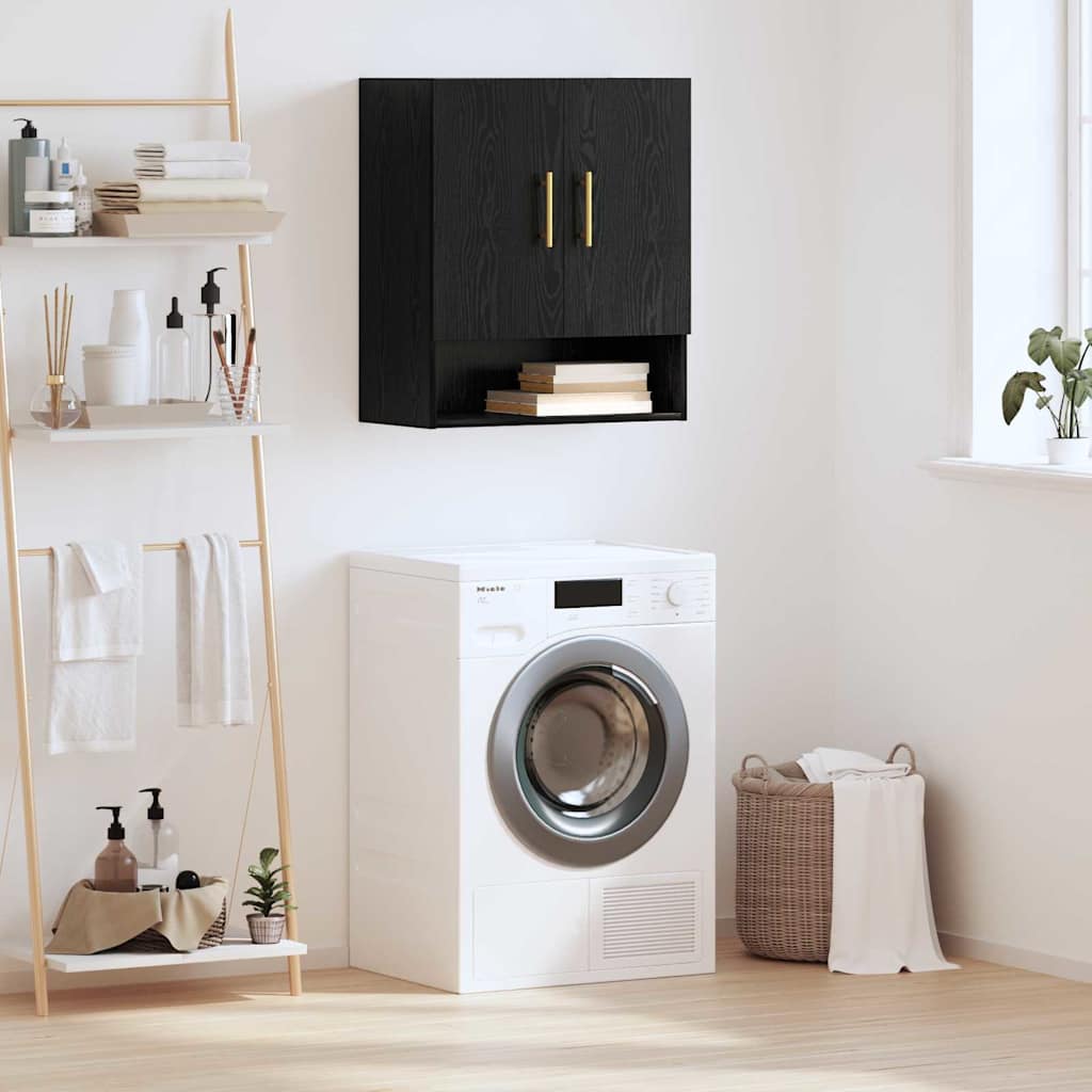 Meuble mural Chêne noir 60 x 31 x 70 cm Bois d'ingénierie - XIOS