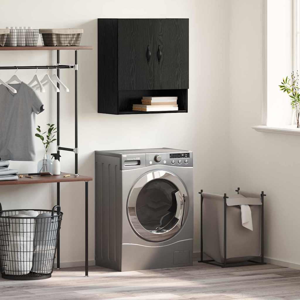 Meuble mural Chêne noir 60 x 31 x 70 cm Bois d'ingénierie - XIOS