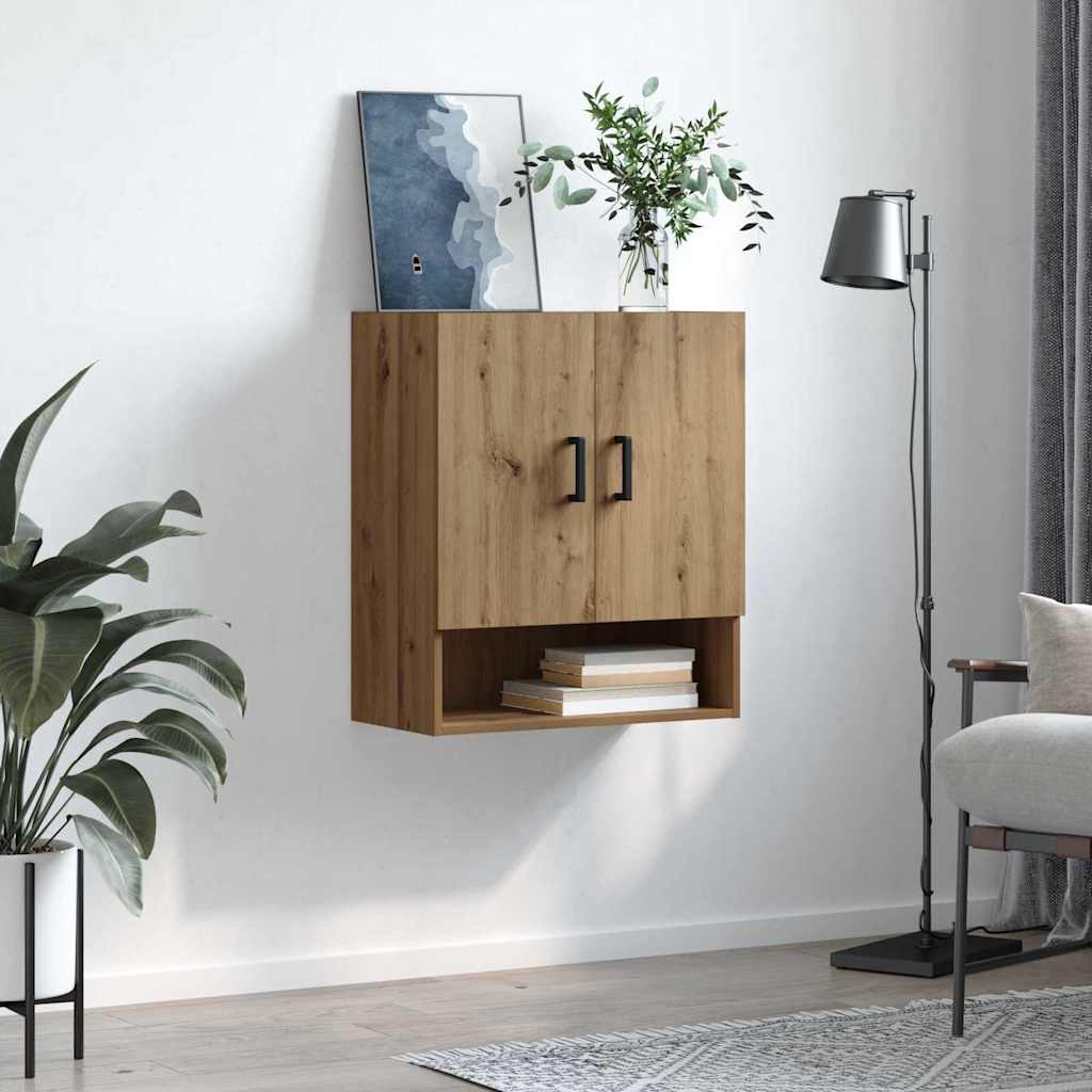 Meuble mural 60 x 31 x 70 cm Bois d'ingénierie chêne artisanal