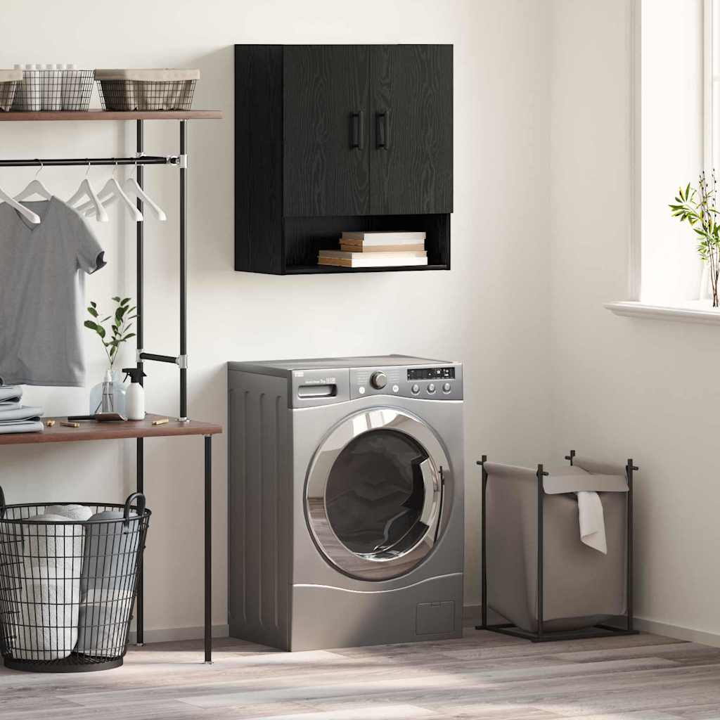 Meuble mural Chêne noir 60 x 31 x 70 cm Bois d'ingénierie - XIOS