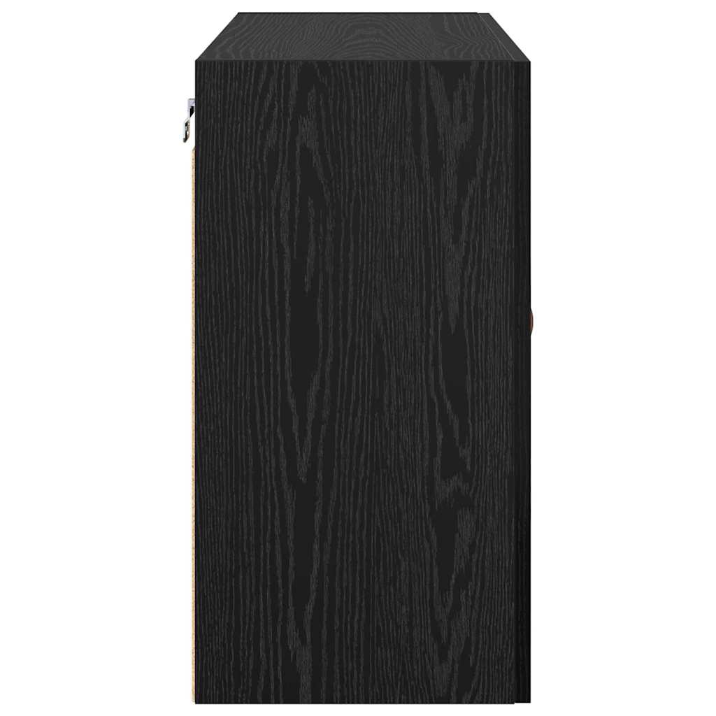 Meuble mural Chêne noir 60 x 31 x 60 cm Bois d'ingénierie - XIOS