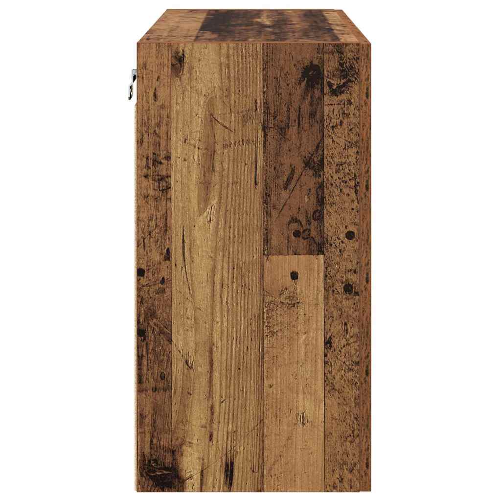Armoire Murale 60 x 31 x 60 cm Bois d'ingénierie Bois ancien - XIOS