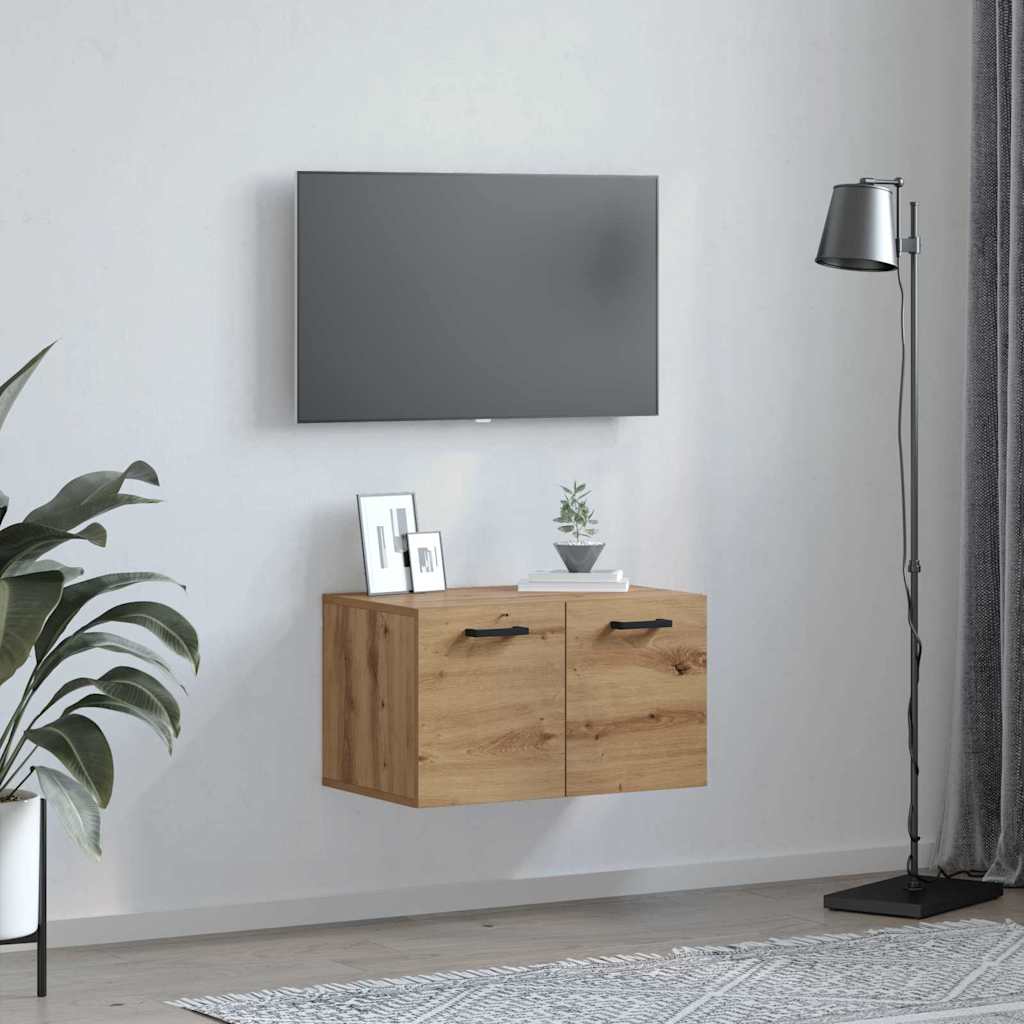 Armoire Murale Montage mural Chêne artisanal 60 x 36,5 x 35 cm - XIOS