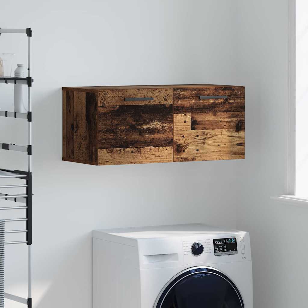 Meuble mural Bois ancien 80 x 36.5 x 35 cm Bois d'ingénierie - XIOS