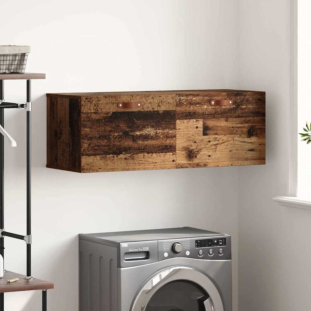 Armoire Murale 100 x 36,5 x 35 cm Bois d'ingénierie Bois ancien - XIOS