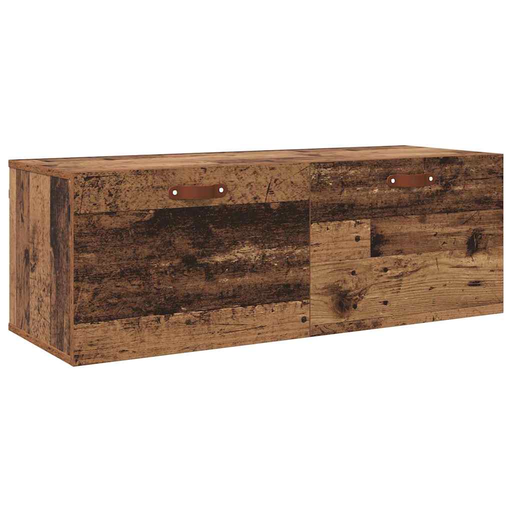 Meuble mural Bois ancien 100 x 36.5 x 35 cm Bois d'ingénierie - XIOS