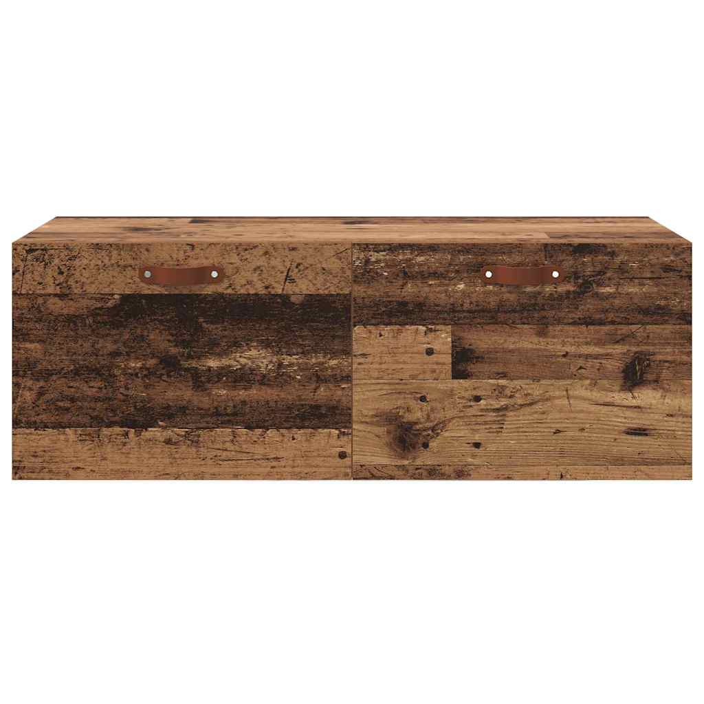 Meuble mural Bois ancien 100 x 36.5 x 35 cm Bois d'ingénierie - XIOS