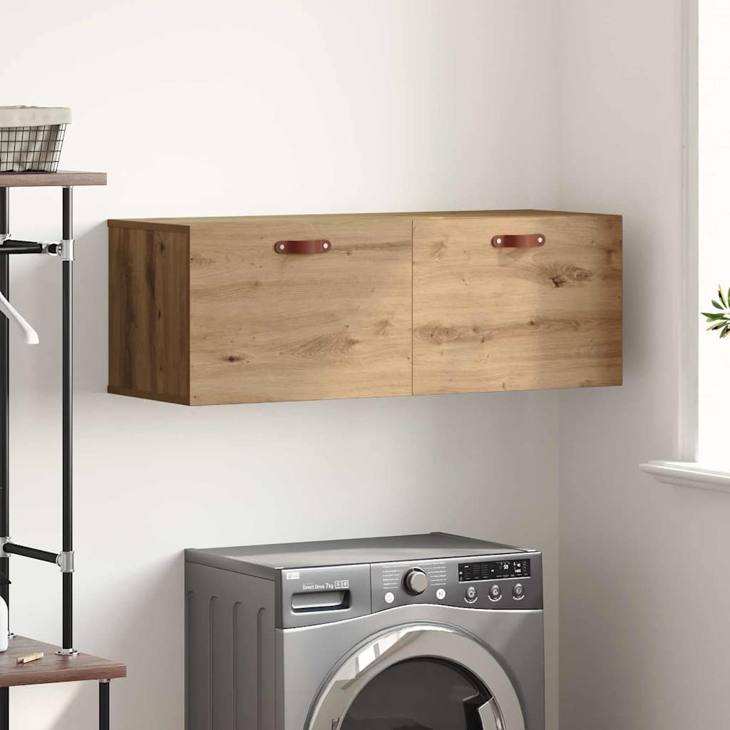 Armoire Murale Montage mural Chêne artisanal 100 x 36,5 x 35 cm - XIOS