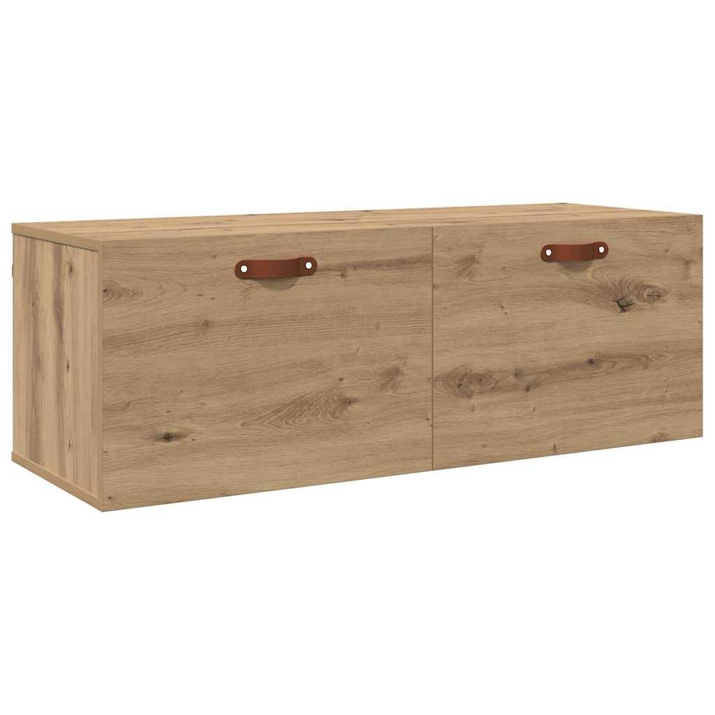 Armoire Murale Montage mural Chêne artisanal 100 x 36,5 x 35 cm - XIOS
