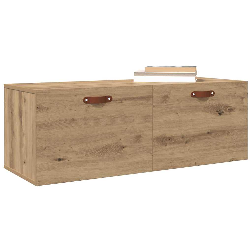 Armoire Murale Montage mural Chêne artisanal 100 x 36,5 x 35 cm - XIOS