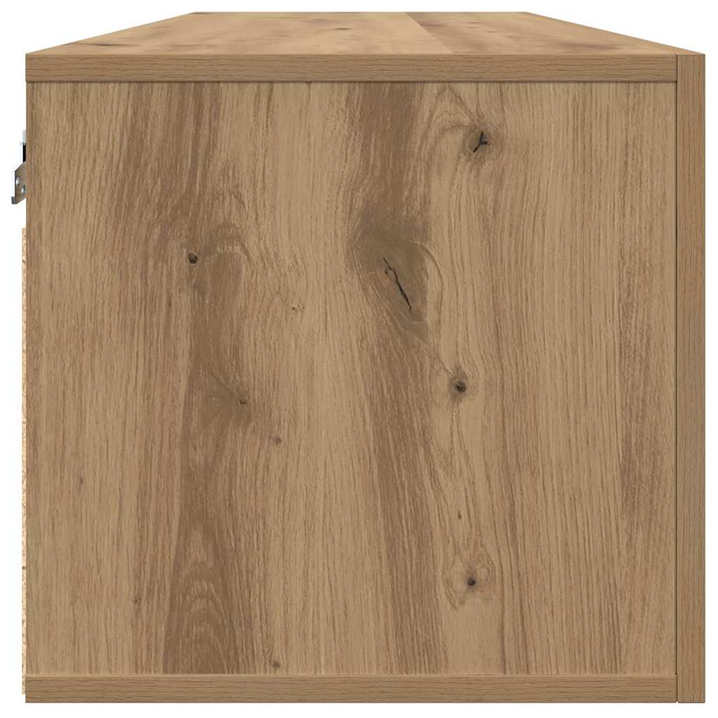Armoire Murale Montage mural Chêne artisanal 100 x 36,5 x 35 cm - XIOS